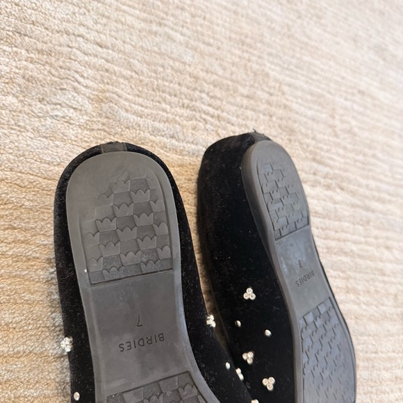 Birdies Starling Crystal Velvet Flat in Black Size: 7 - Picture 6 of 12